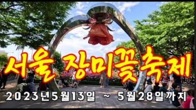 서울 장미꽃축제 가볼만한곳, 천만송이 장미꽃 서울 중랑천 장미축제 기간 일정 장소 중랑장미공원 장미축제 추천