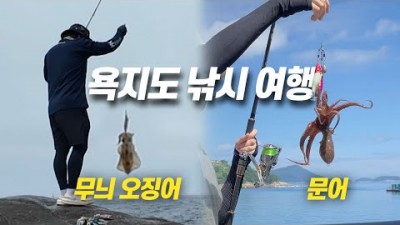 통영 욕지도 워킹 무늬오징어, 문어, 능성어 루어낚시 바다낚시 포인트